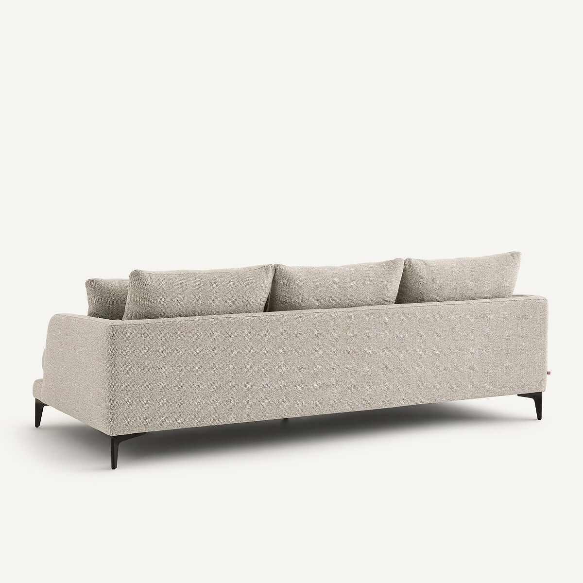 Canapé 3 ou 4 places en mélange texturé, MODERNISTE gris moyen, EMMANUEL GALLINA X AM.PM