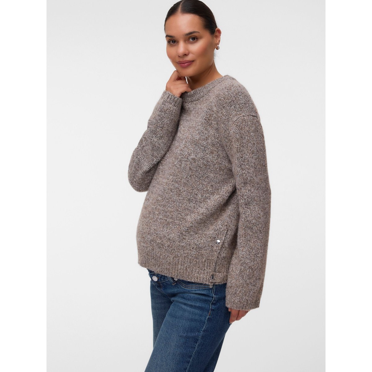Pull En Maille cocoa brown, VERO MODA
