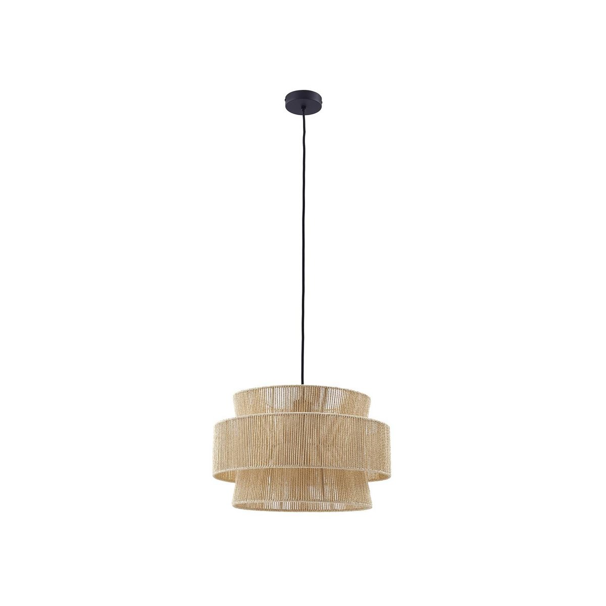 Suspension en papier traditionnelle, Anuva naturel, beige, LINDBY