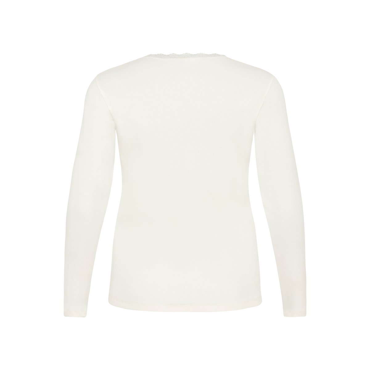 T-shirt blanc chalk, KAFFE CURVE