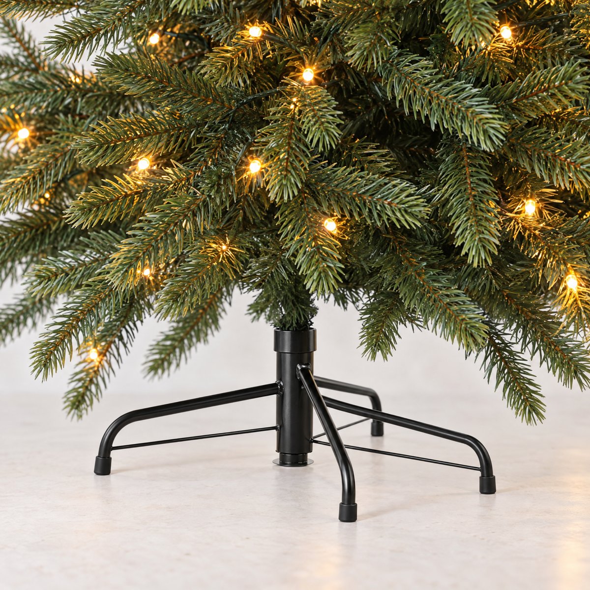 Sapin de noël à led décoratif artificiel H300 FLUFFY vert, SIA