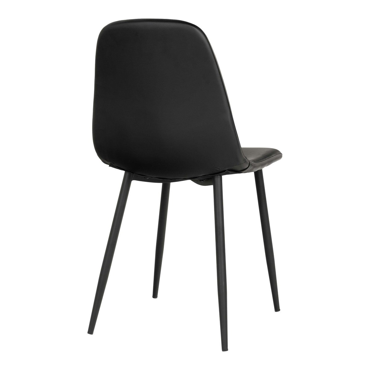 Chaise vintage pour salle à manger (lot de 2) BERLIN noire, PIER IMPORT