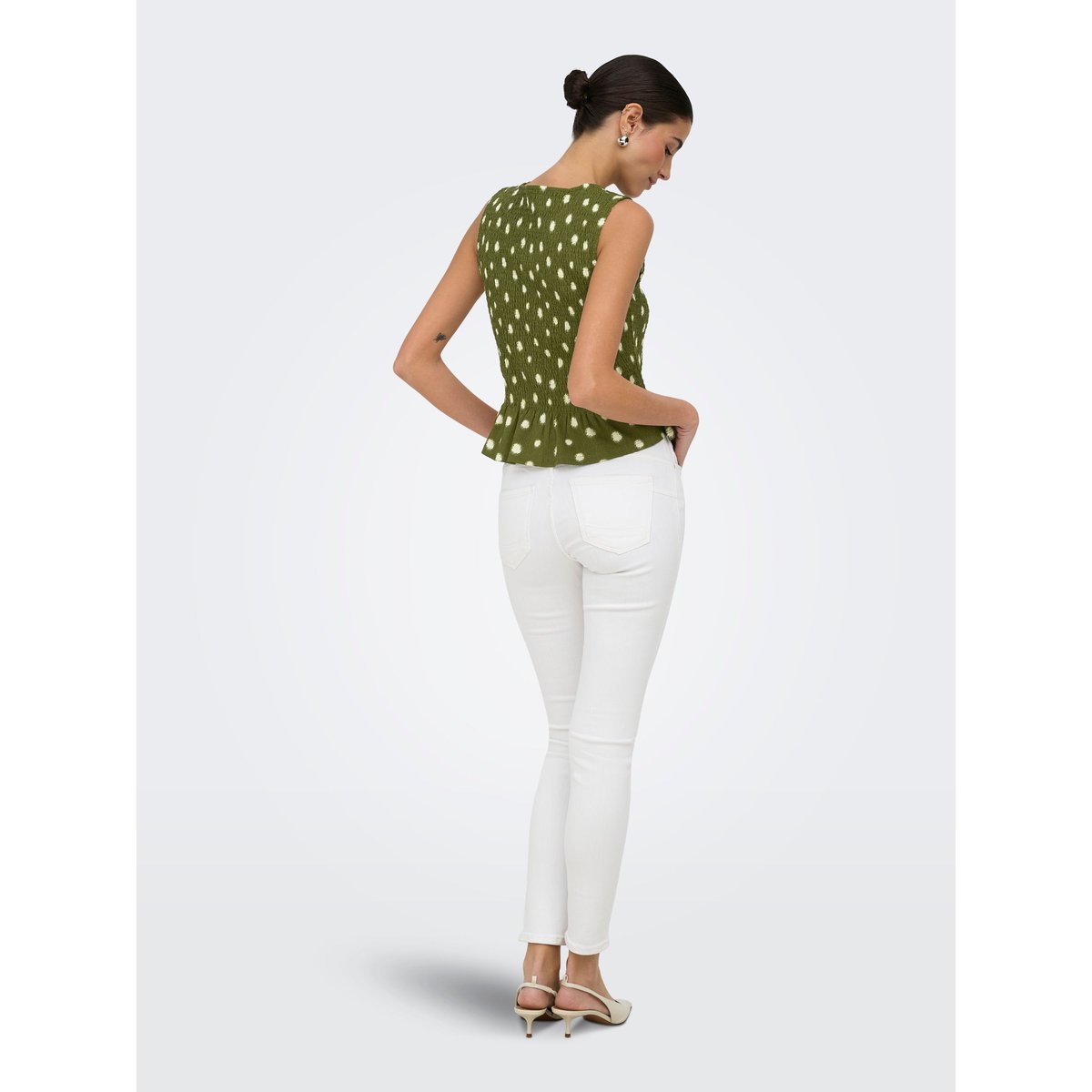 Top capulet olive, ONLY