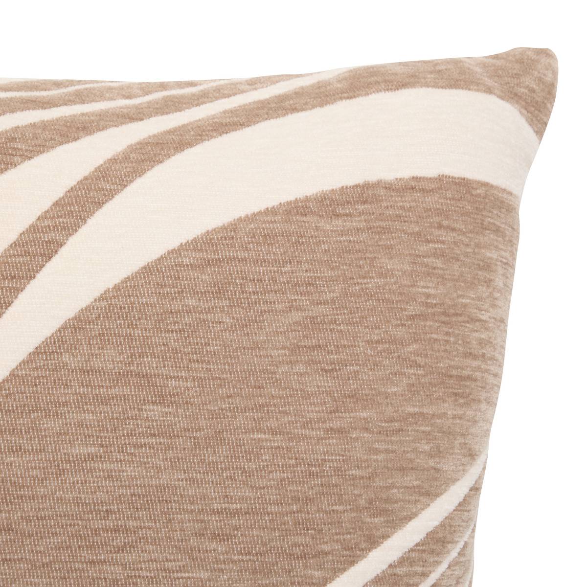 Coussin carré BETIMA beige lin, ATMOSPHERA