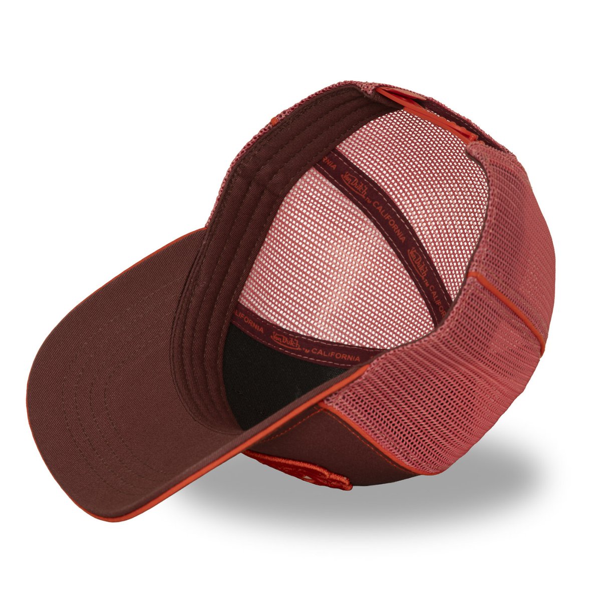 Casquette Trucker CORAIL bordeaux/orange/corail, VON DUTCH