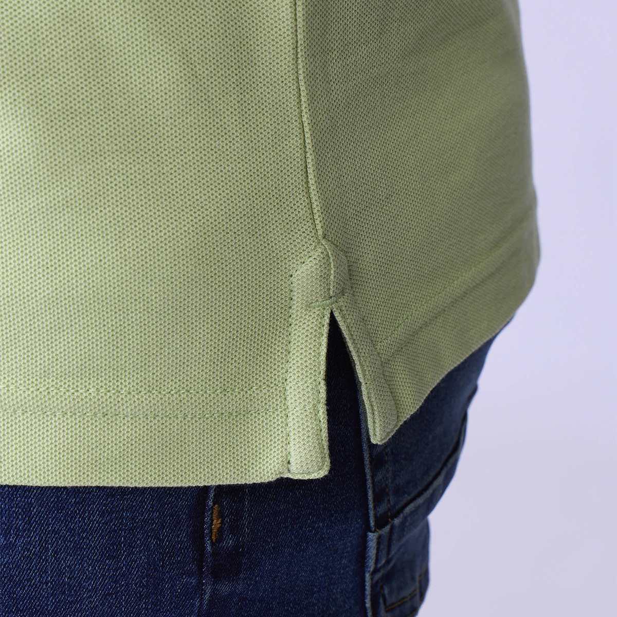 Polo Émilio vert clair, MISE AU GREEN