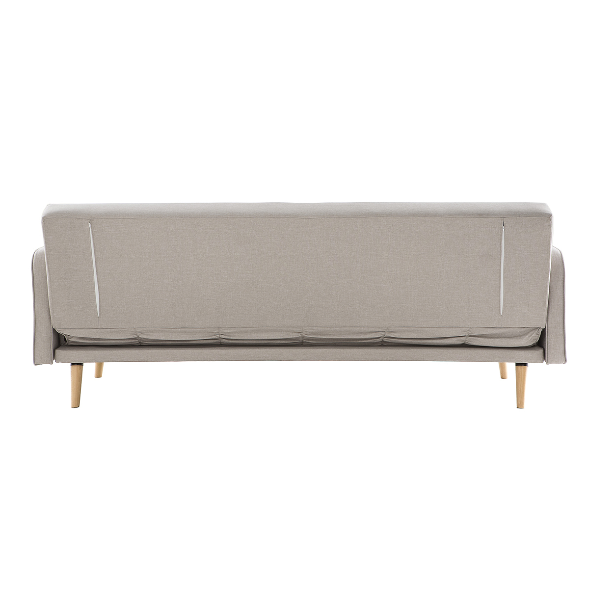 Canapé convertible scandinave 3 places ULLA naturel, MILIBOO
