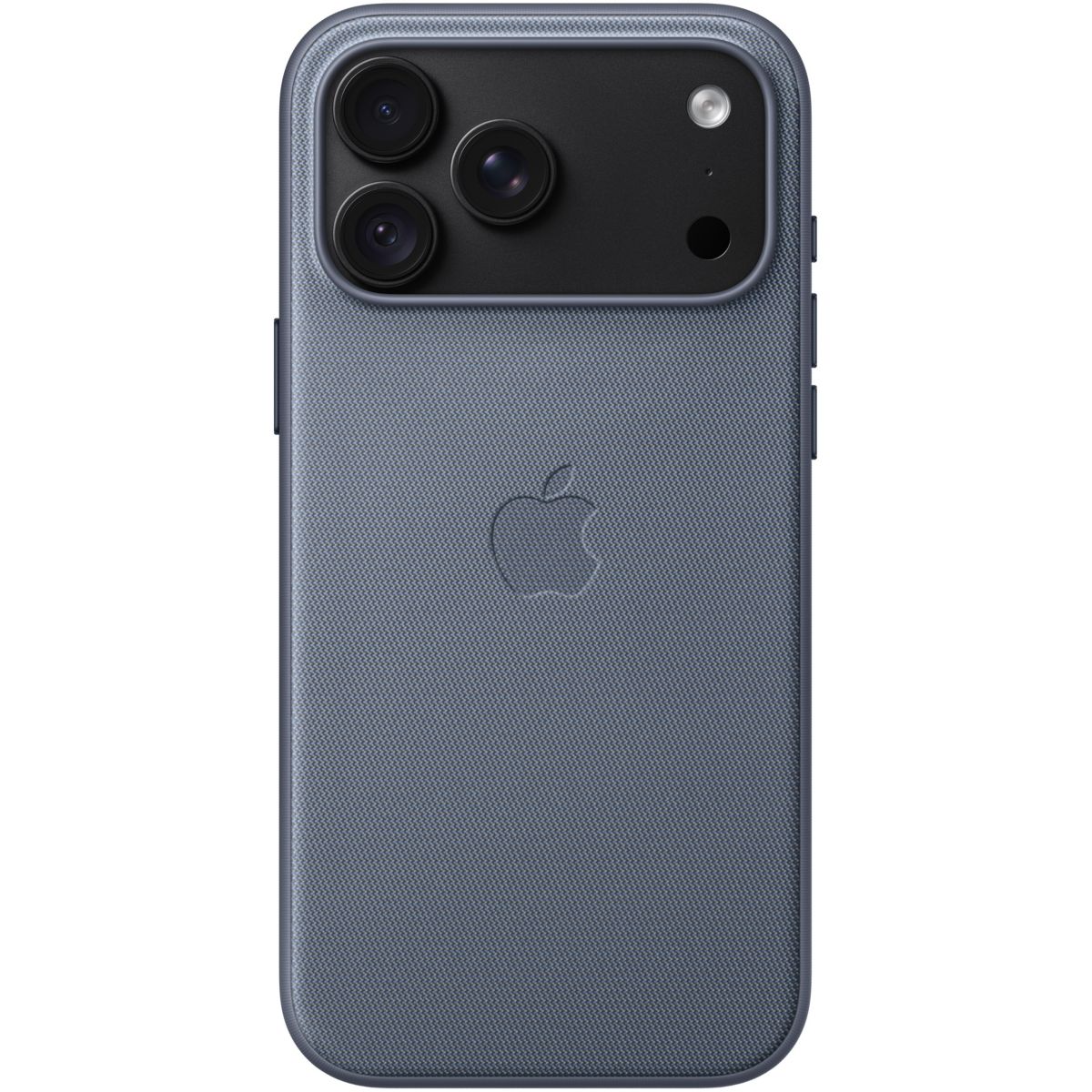Coque iPhone 18 Pro Max TechWoven Bleu Chambra couleur unique, APPLE