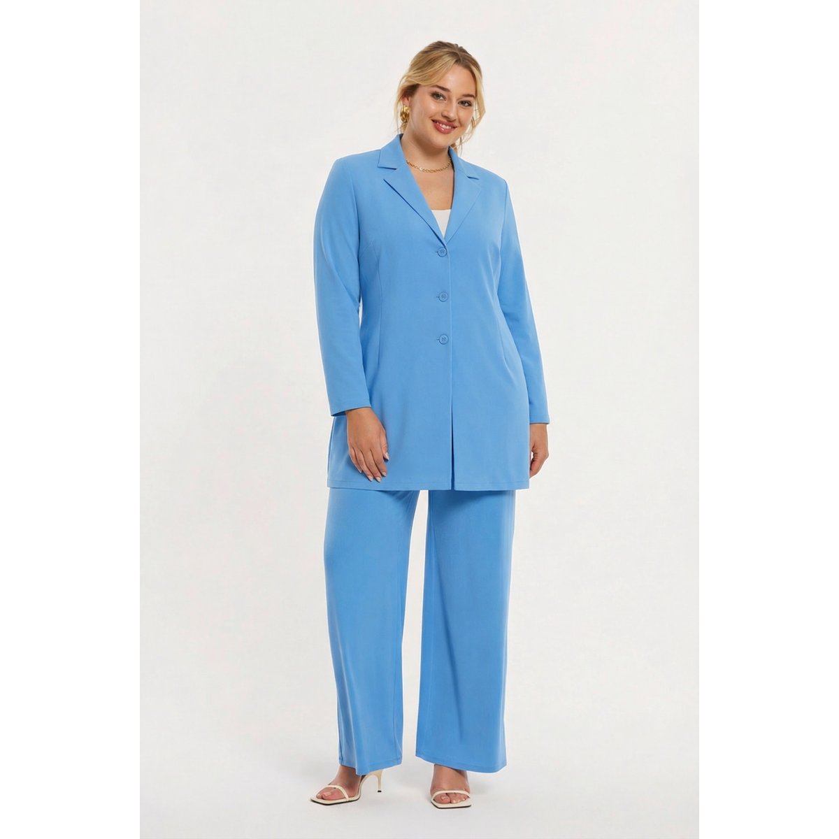 Blazer Flare Fit bleu, YOEK