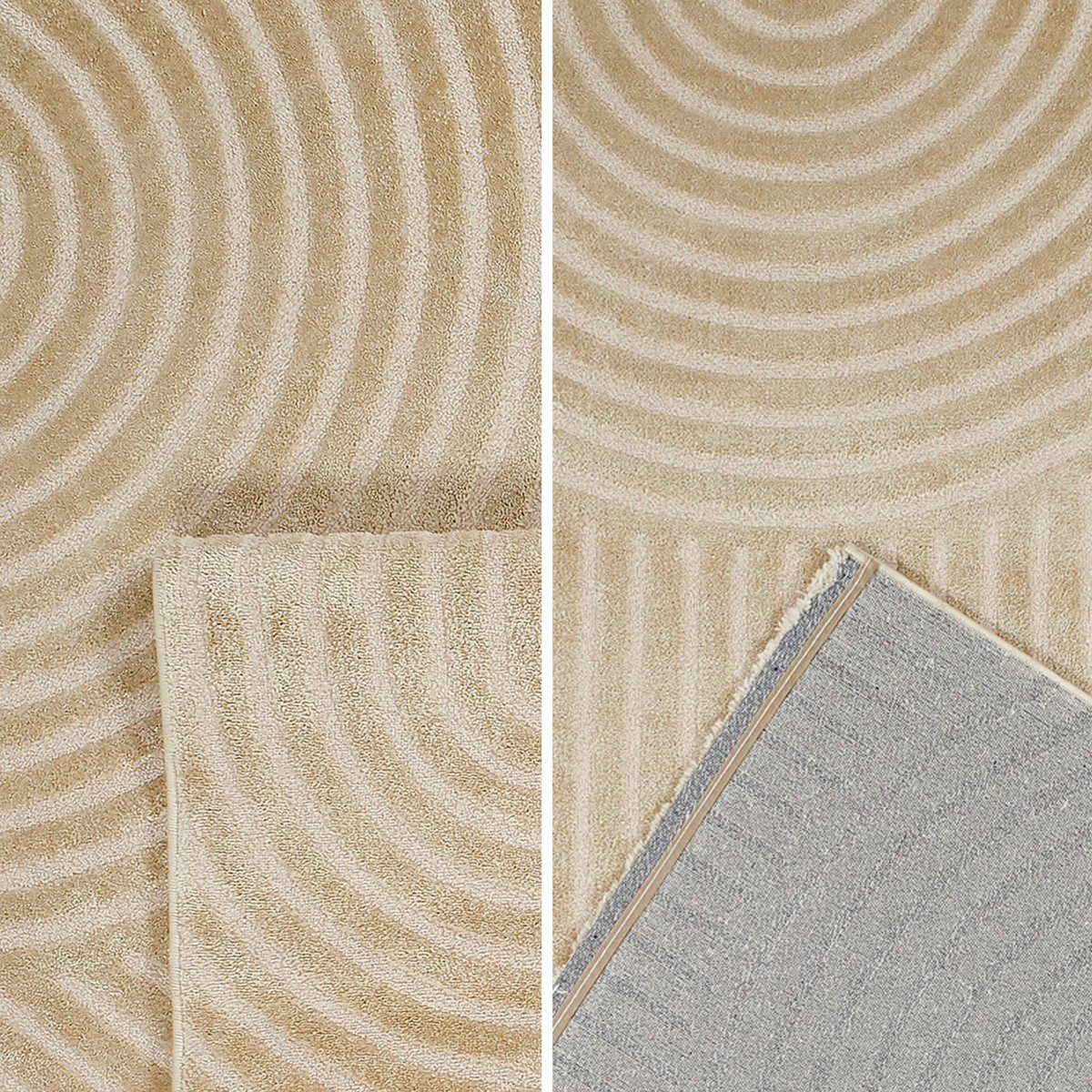 Tapis intérieur rectangulaire moderne BRAD beige, SWEEEK