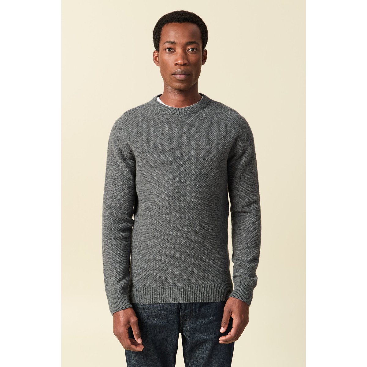 Pull manches longues gris foncé, BONOBO