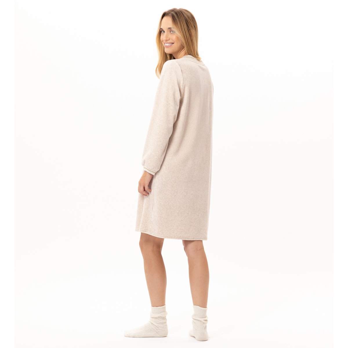 Robe en velours COUNTRY 140 beige, LE CHAT