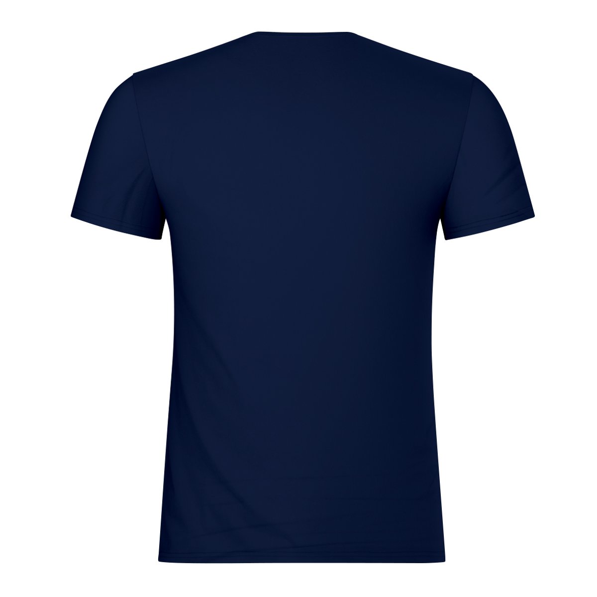 Tee-shirt col V Fait en France bleu marine, EMINENCE