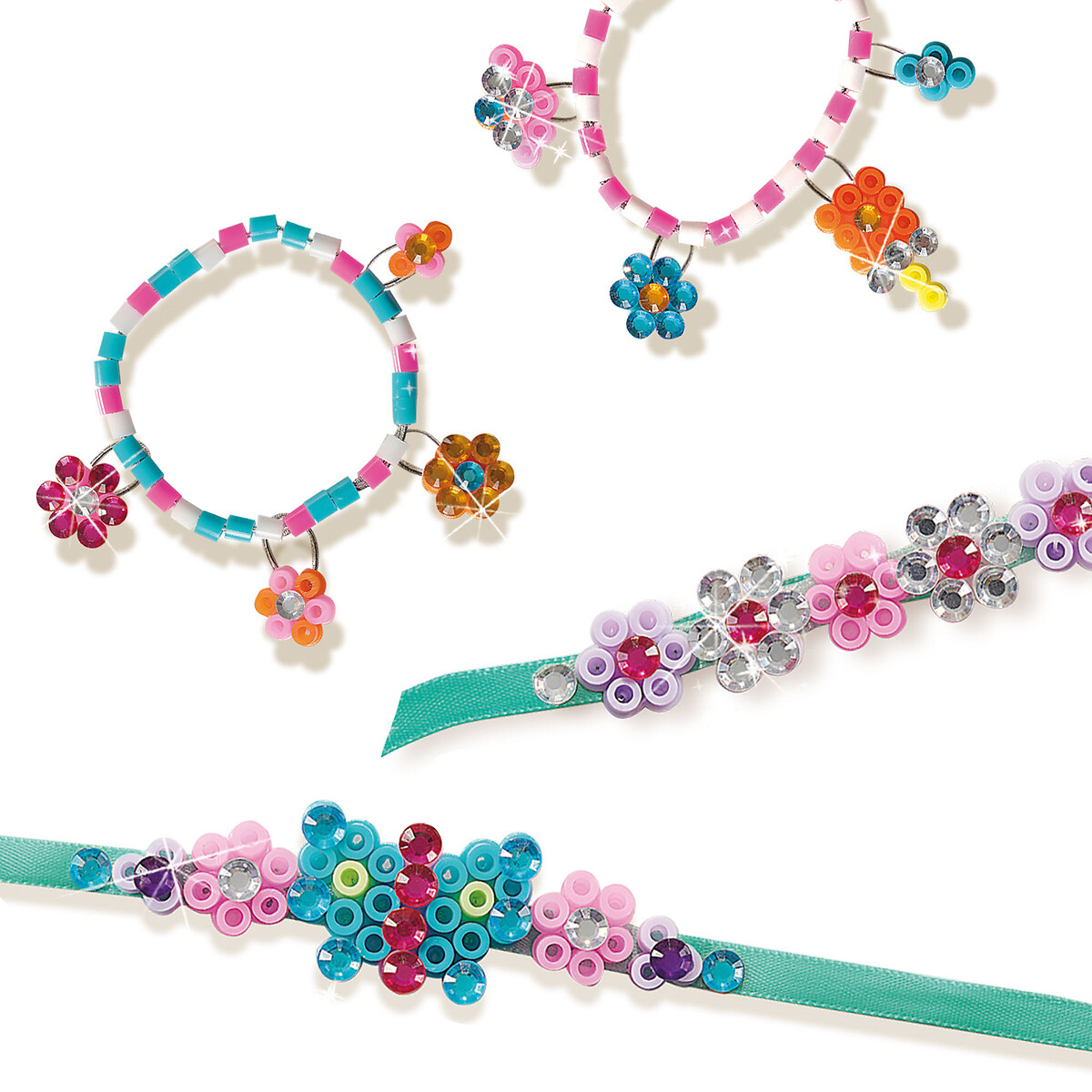 Brinquedo "Missangas joias de diamantes", SES multicolor, SES