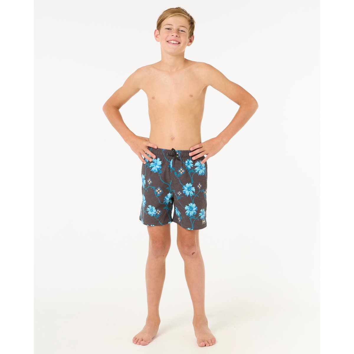 Boardshort SURF REVIVAL FLORAL VOLLEY-BOY noir, RIP CURL
