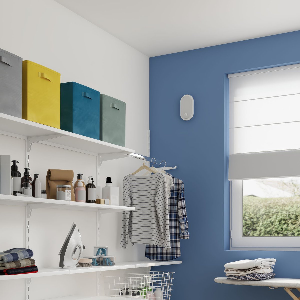 Applique avec détection Led, EZY blanc, INSPIRE