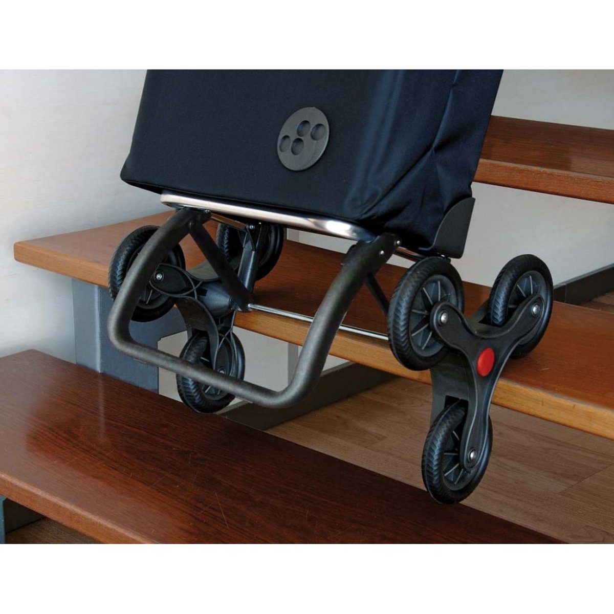 IMAX MARINA - Chariot de course - 6 roues - Ray� noir, ROLSER