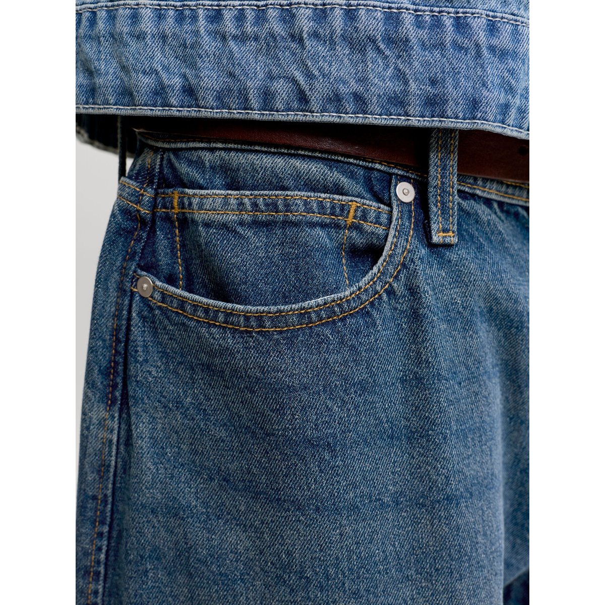 Jeans À Coupe Tonneau blue denim, JACK & JONES