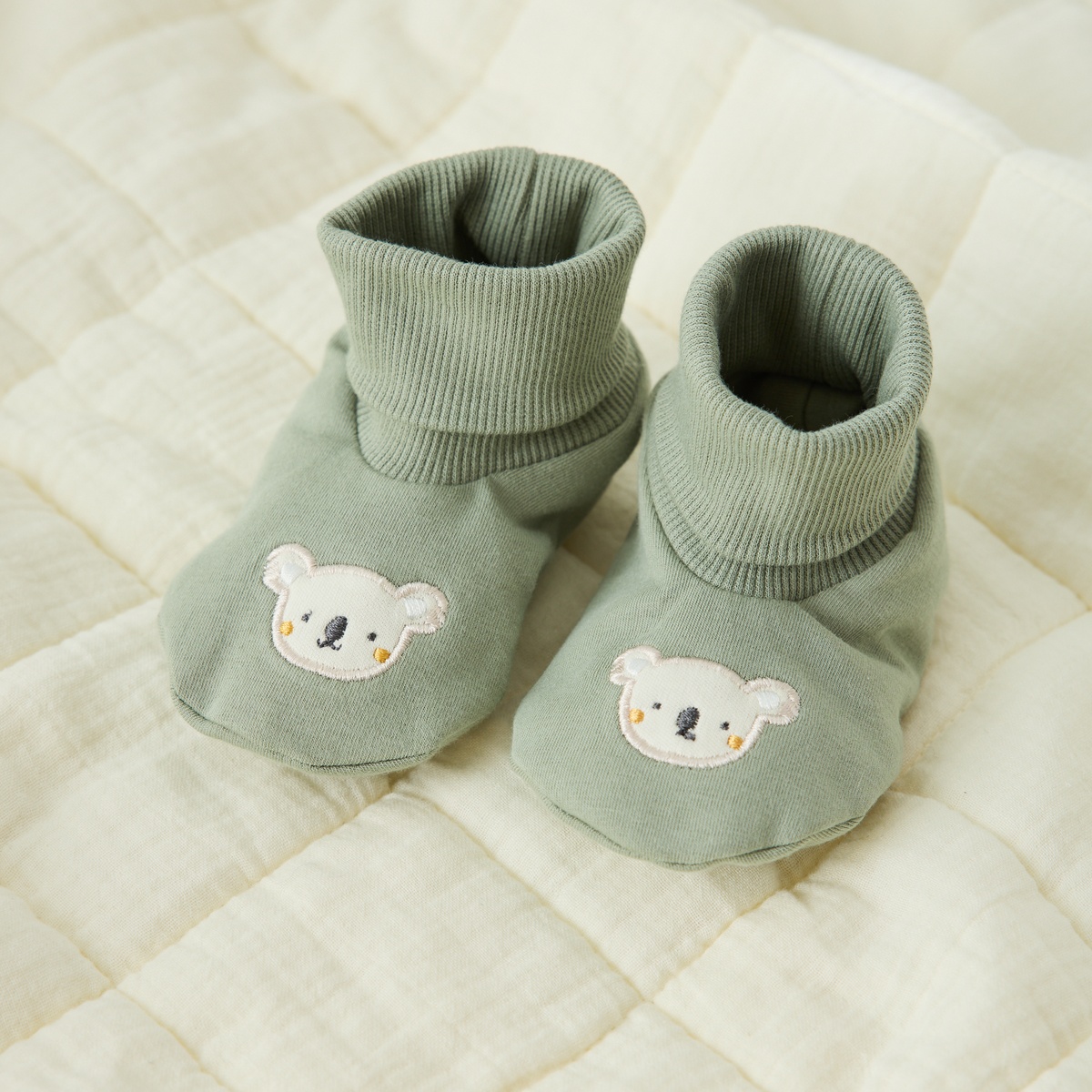 Chaussons bébé Mini Rêve vert, PETIT BEGUIN