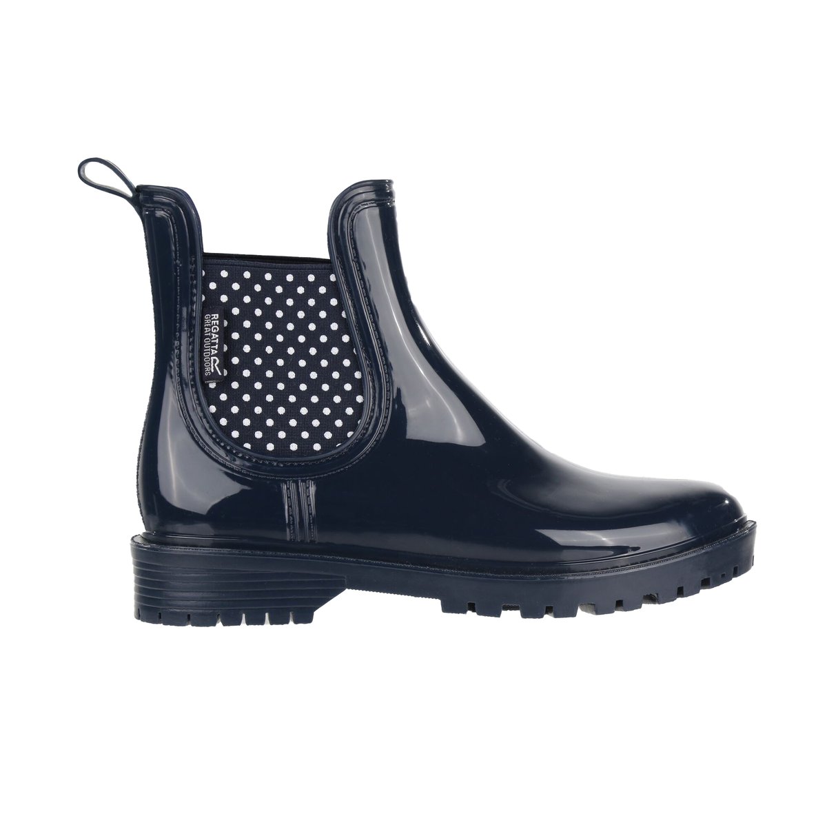 Bottes de pluie LADY HARRIETT bleu marine / blanc, REGATTA
