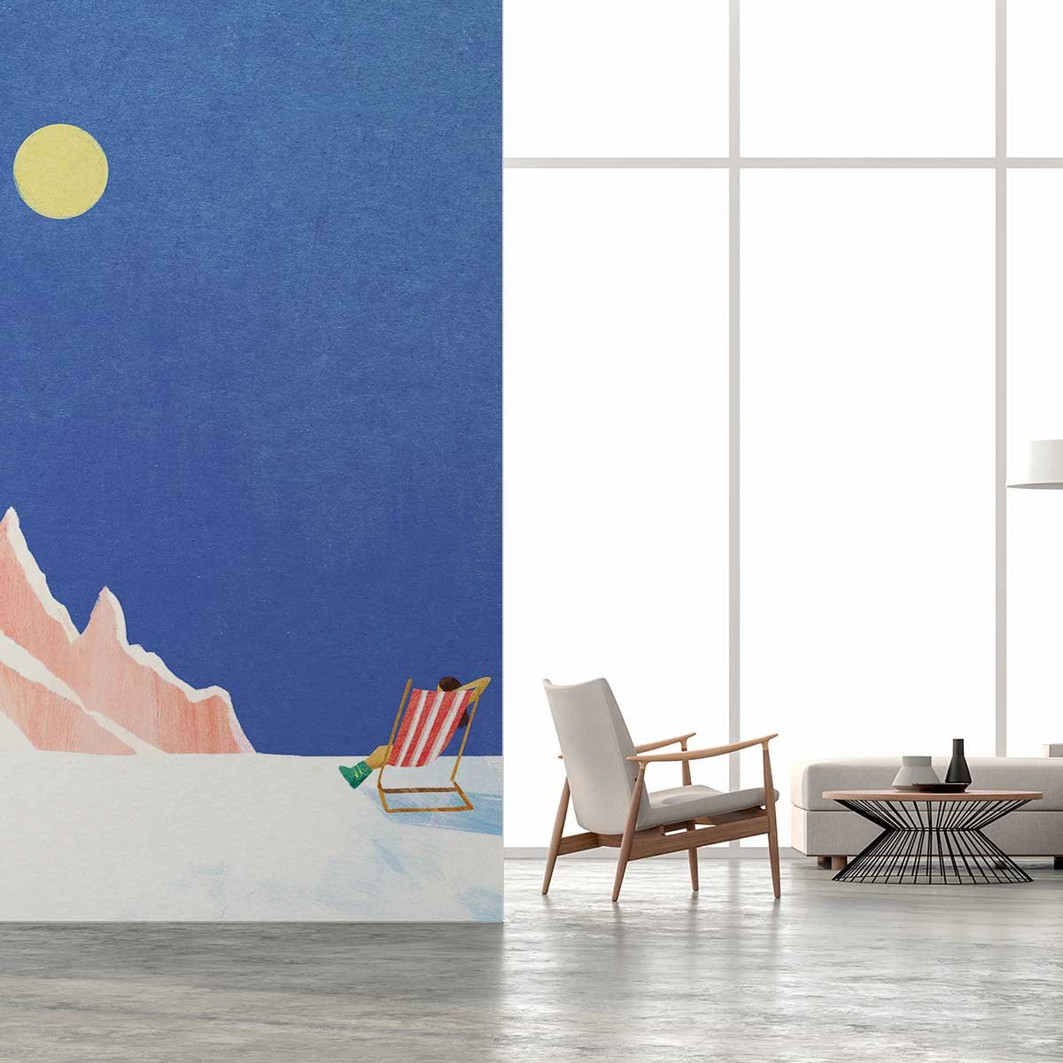 Papier peint chill au sommet intissé, HEXOA