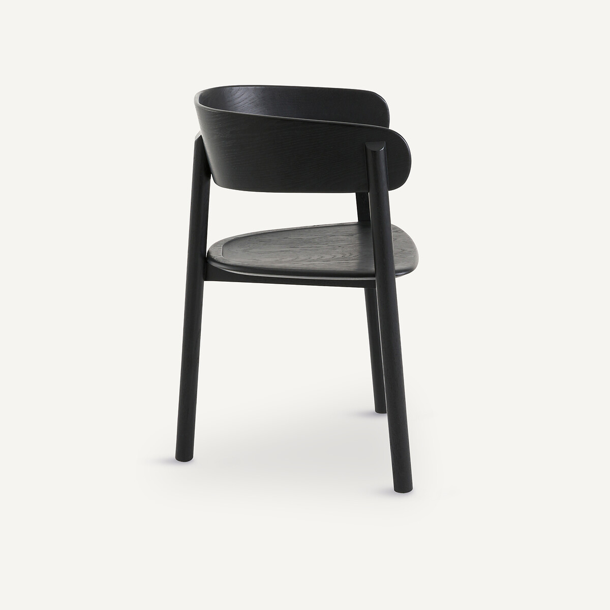 Fauteuil de table chêne et plaqué MARAIS noir, AM.PM X EMMANUEL GALLINA