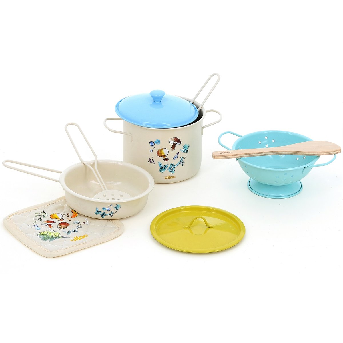 Set d'ustensiles de cuisine beige, VILAC