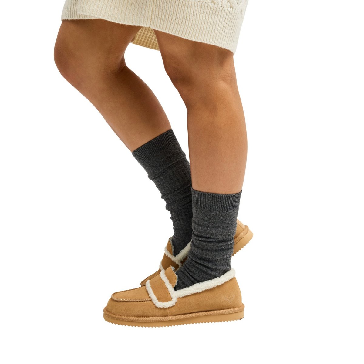 Mocassins d’hiver SOLAK. beige natural, ROXY