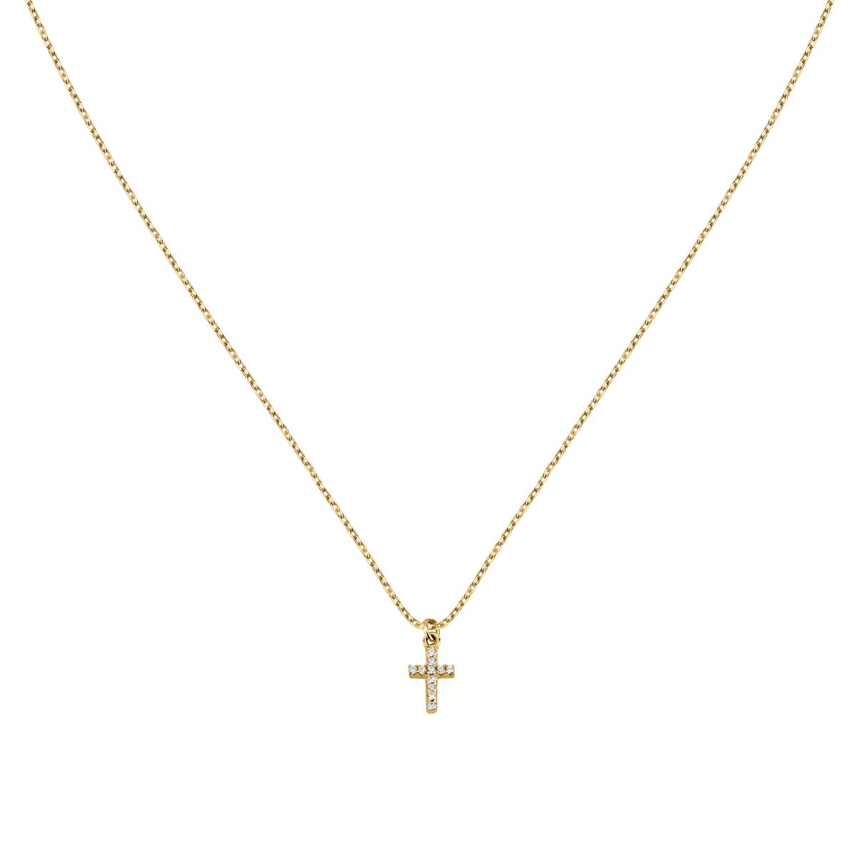 Collier en acier, cristaux, SILVER or jaune, LA PETITE STORY