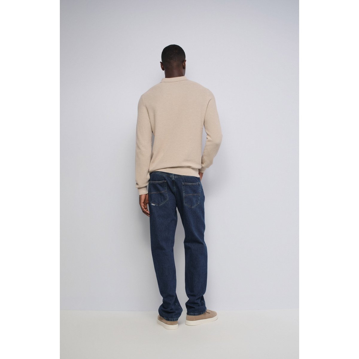 PULL EN MAILLE DEMI-ZIP beige, SALSA JEANS