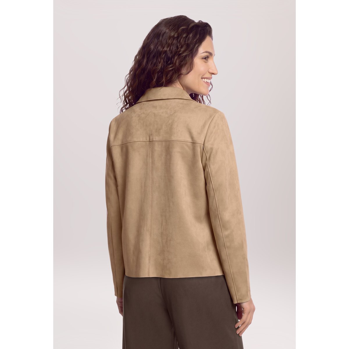 Veste casual à poches extérieures caribou, CARTOON