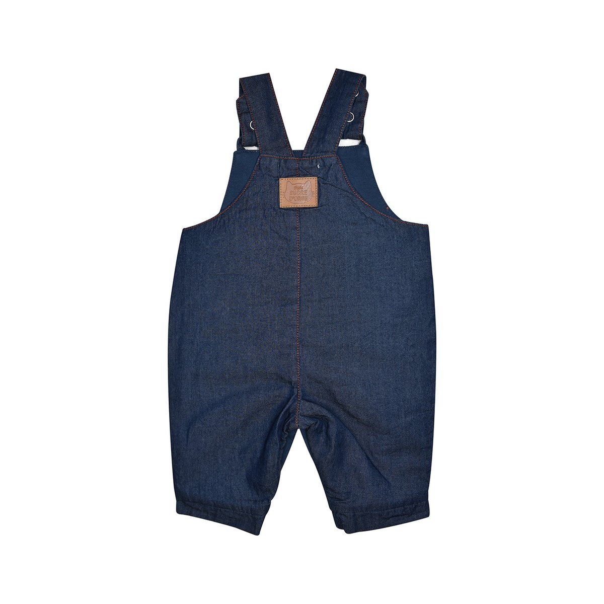Tshirt salopette isidore jean long naissance bleu, SUCRE D'ORGE