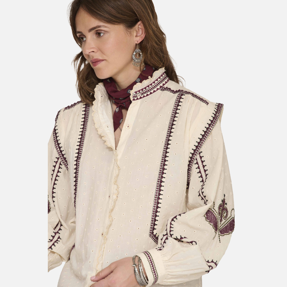 Blouse CONSTANT natural, MKT STUDIO