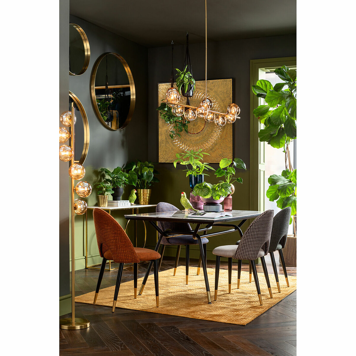 Sedia Hudson verde verde, KARE DESIGN