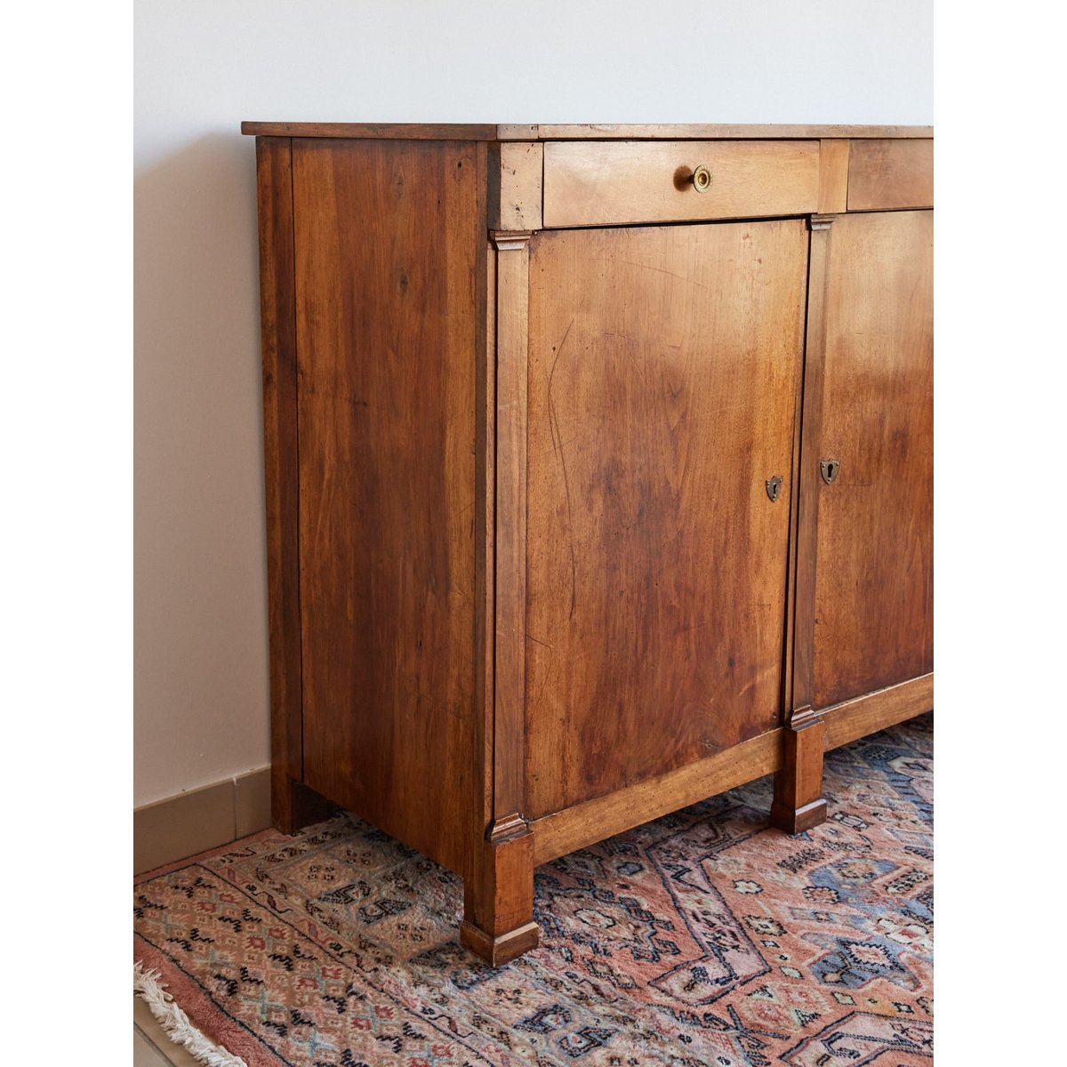 Enfilade style Empire en bois Margaret N°477 - Bon état bois foncé, DEBONGOUT