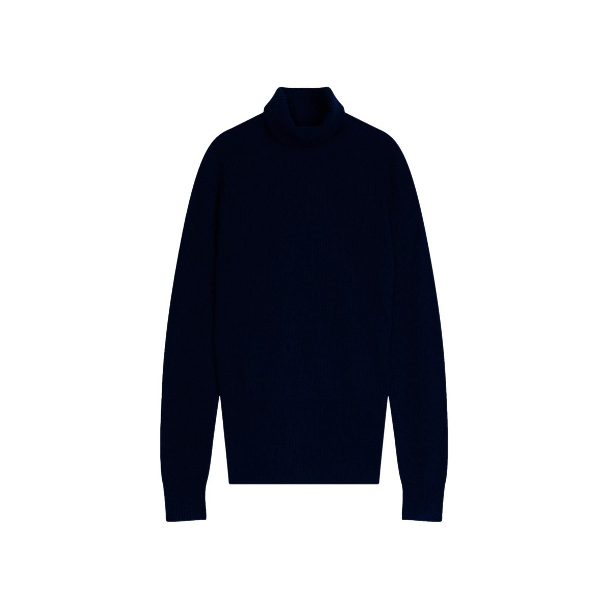 Pull Col Roulé Navy Billy bleu foncé, JUST CASHMERE