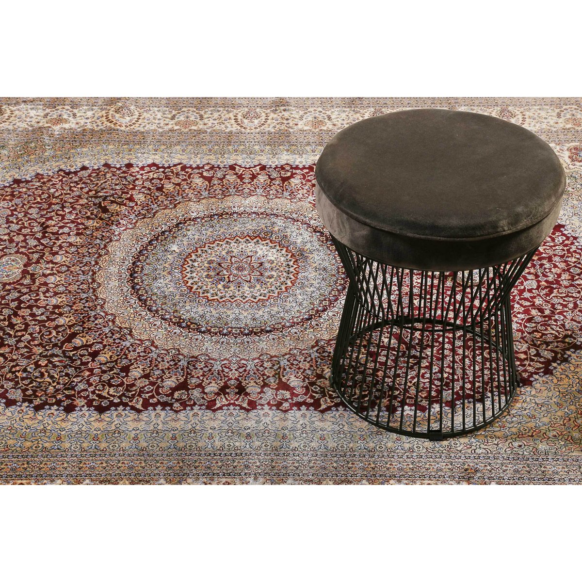 Tapis tissé fin de très grande qualité , TÄBRIZ rouge, WECON HOME