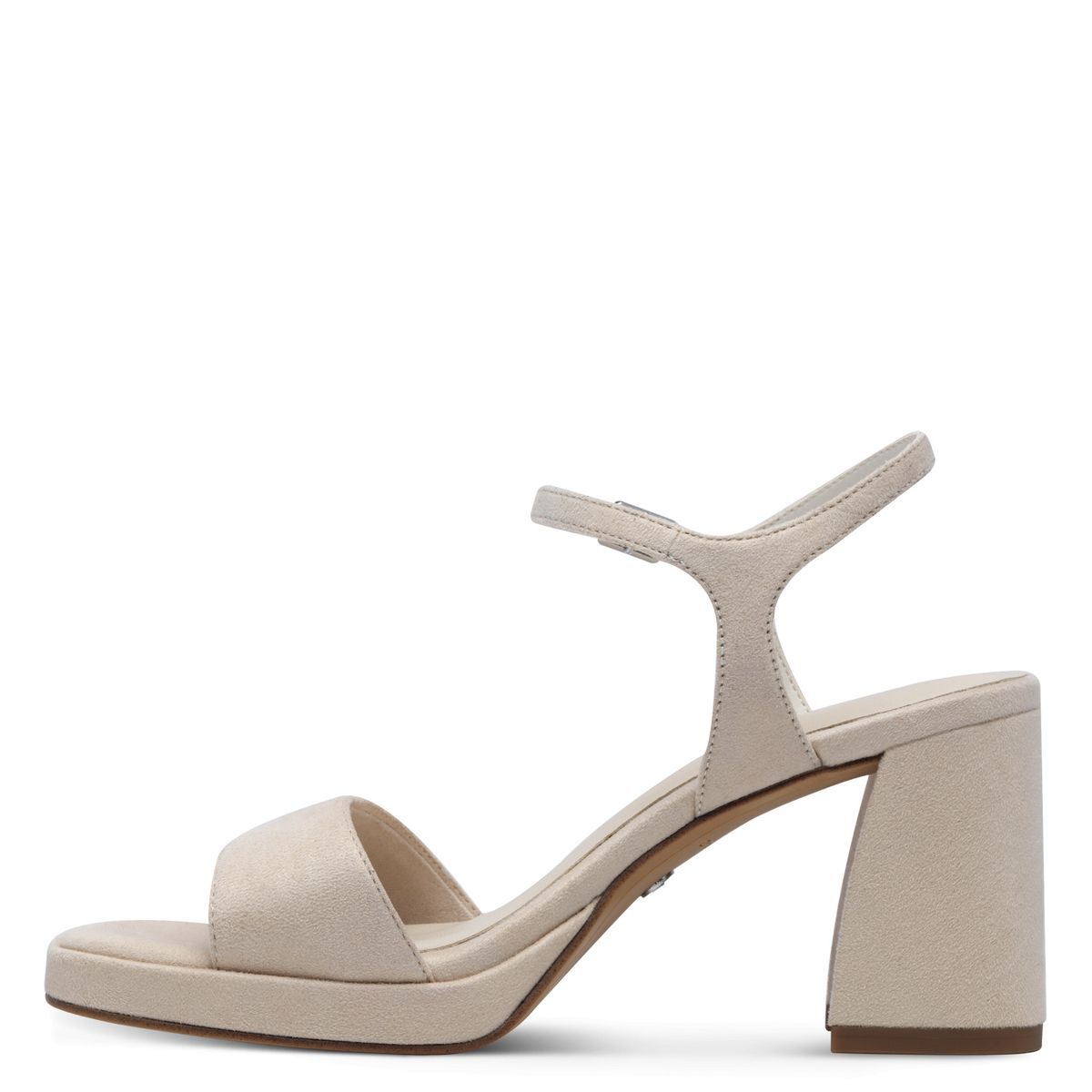 Sandales à talon beige nude, TAMARIS