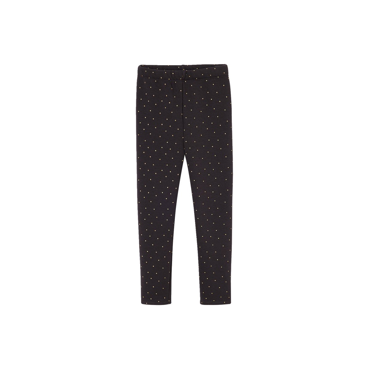Lot 2 Leggings doublés maille polaire prune, VERTBAUDET