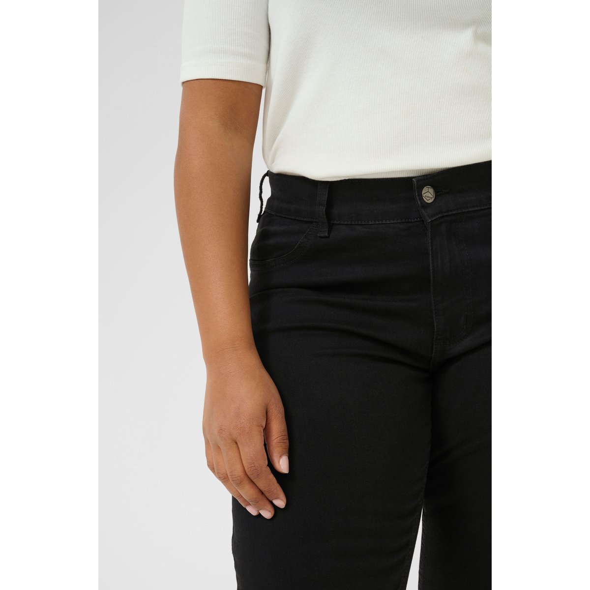Jeans noir, KAFFE CURVE