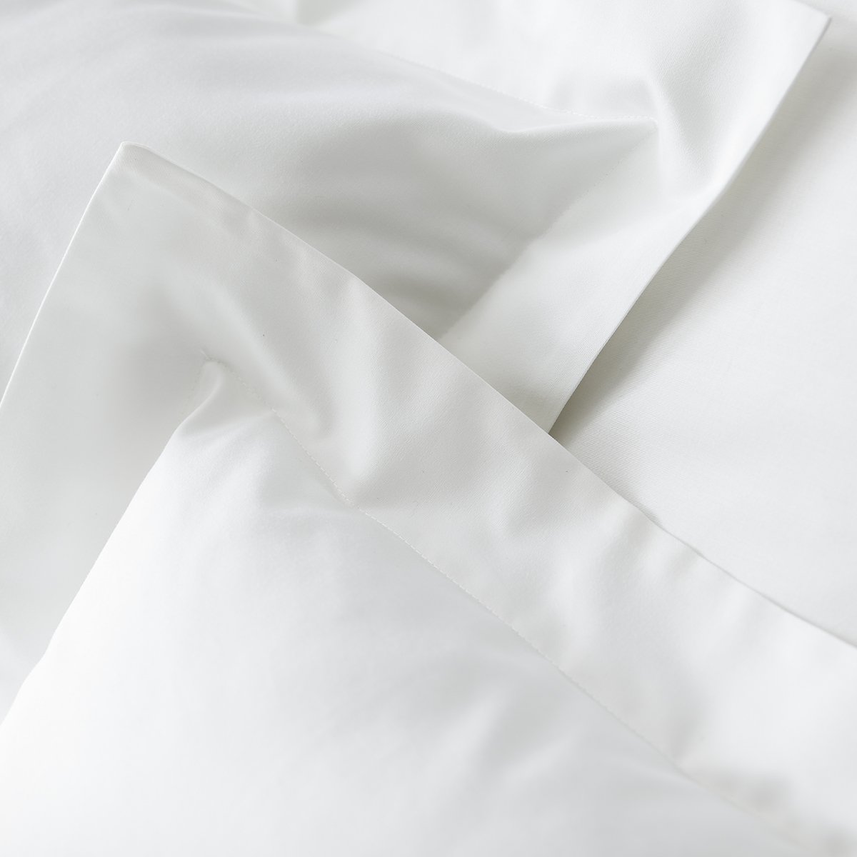 Housse de couette satin de coton égyptien 240 fils - 600tc NEW YORK blanc, COTTON & CO