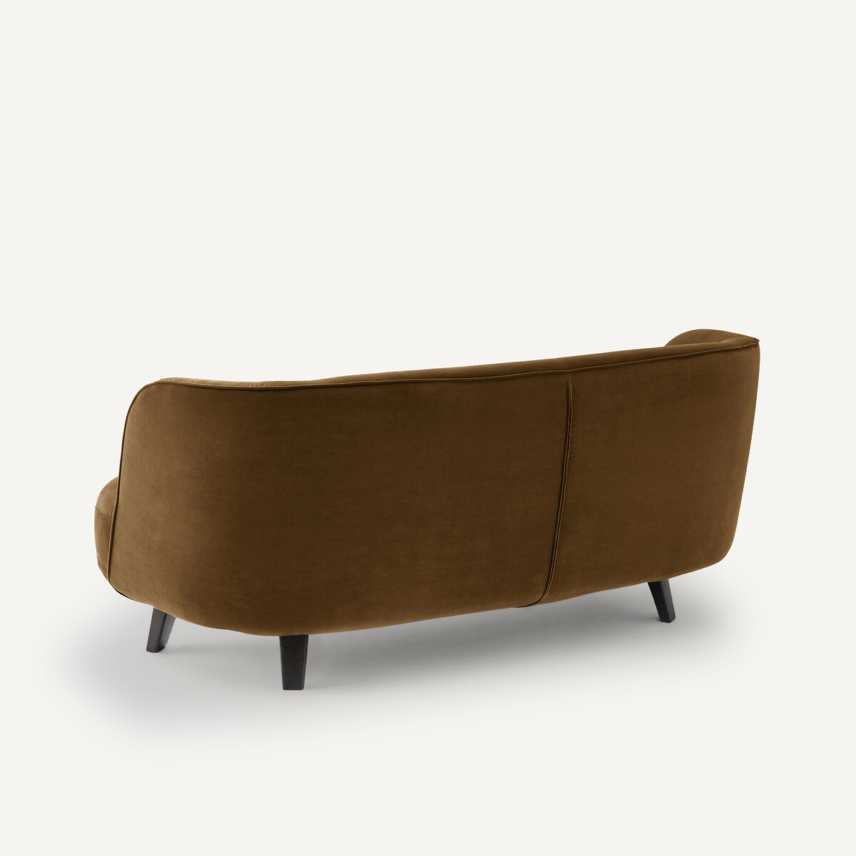 Canapé droit XS, en velours, ROSEBURY bronze, EMMANUEL GALLINA X AM.PM