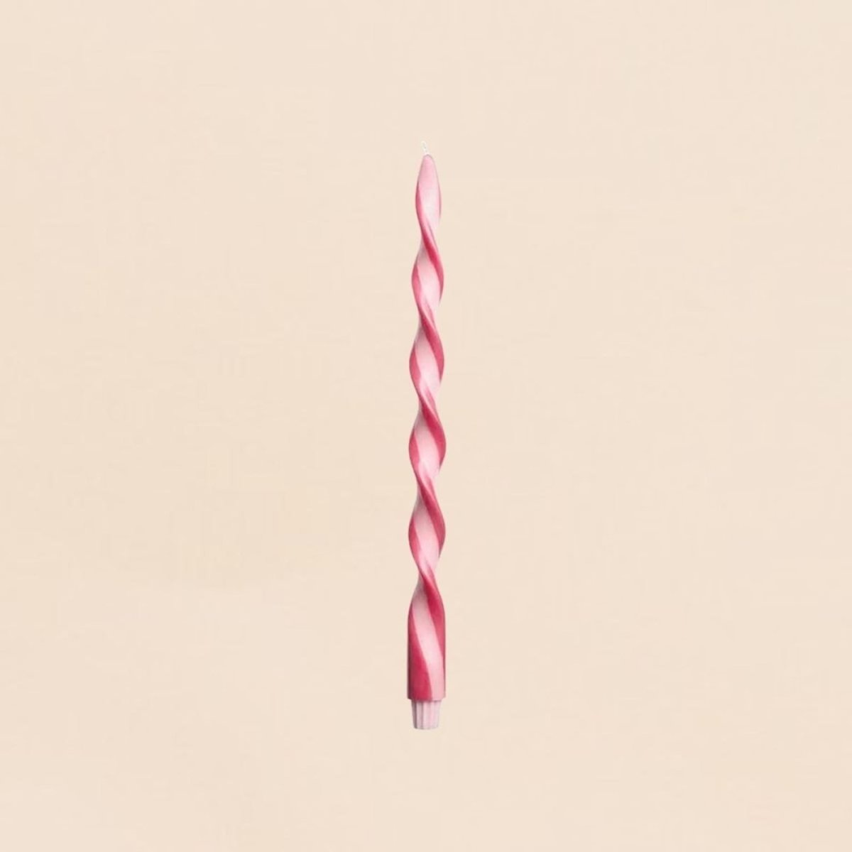 Bougie spirale bicolore 40cm rose, ORIGINALHOME