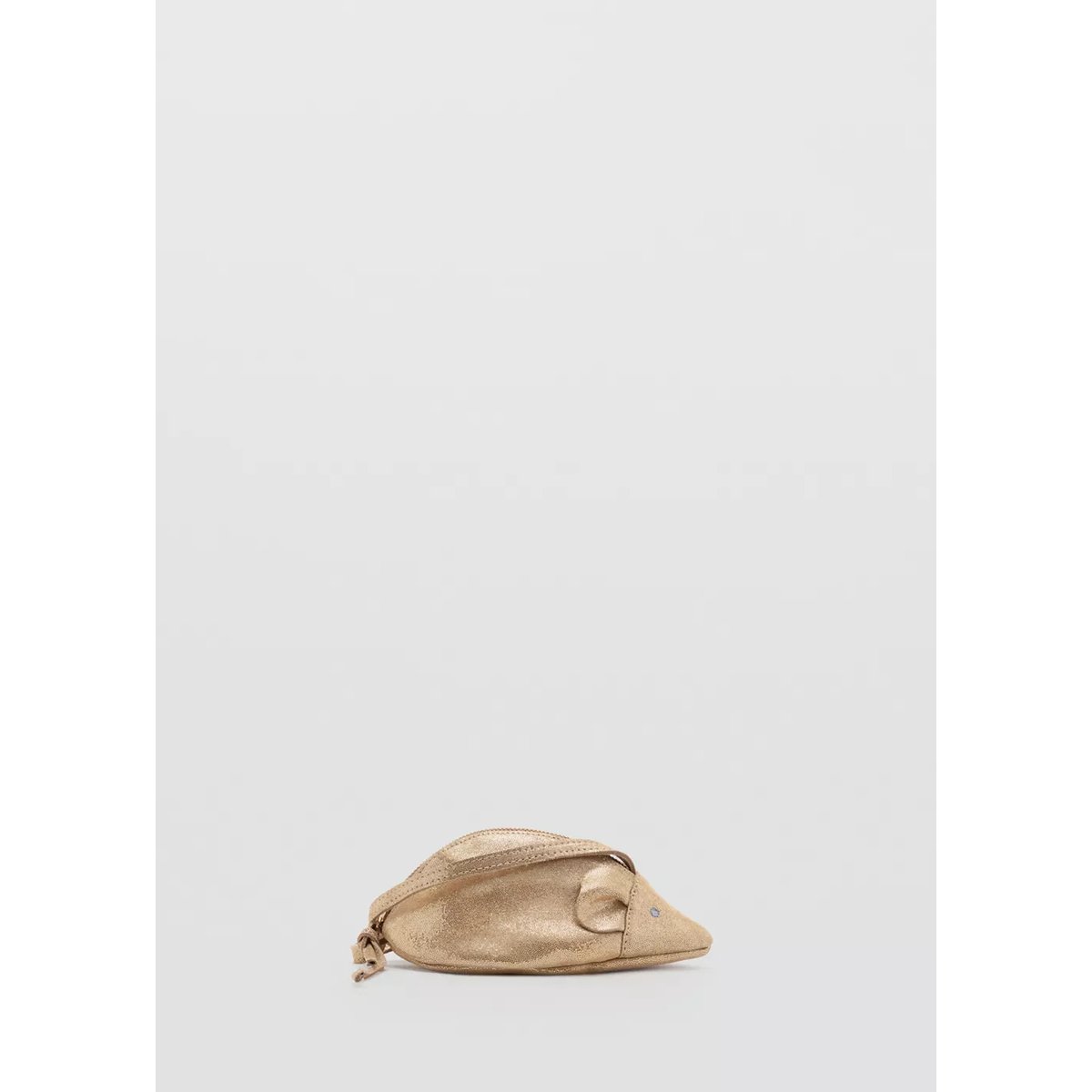Sac souris en cuir sable, MANGO BABY