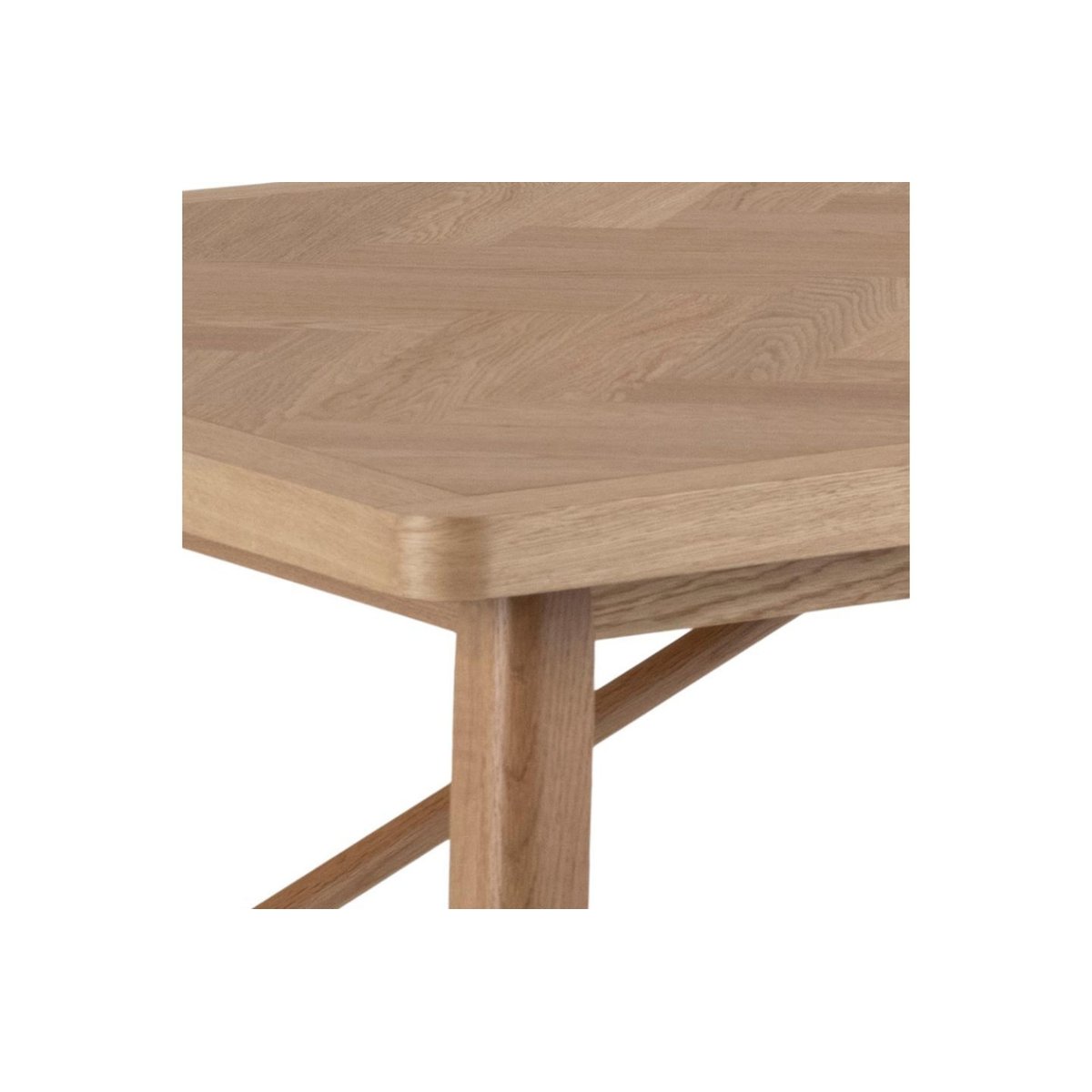 Table à manger rectangulaire en chêne L200 de style scandinave - WALY bois clair, HELLIN, DEPUIS 1862