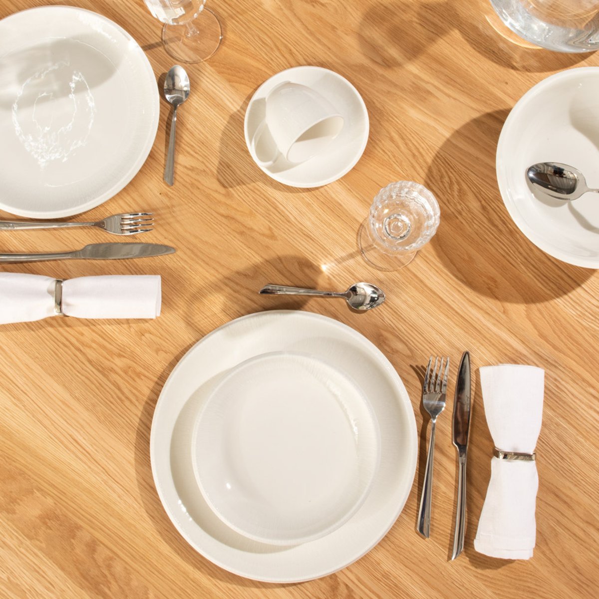 Assiette à dessert Arum 20 cm (lot de 6) - ARUM blanc, TABLE PASSION