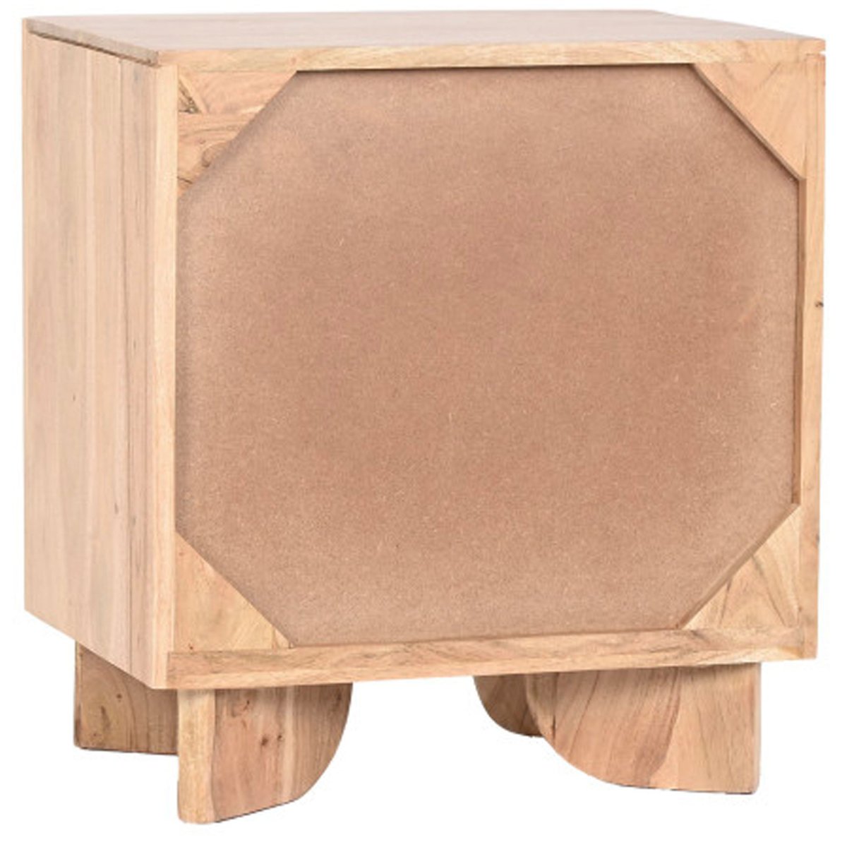Table de chevet en bois d'acacia 50x35x55cm bois, WADIGA