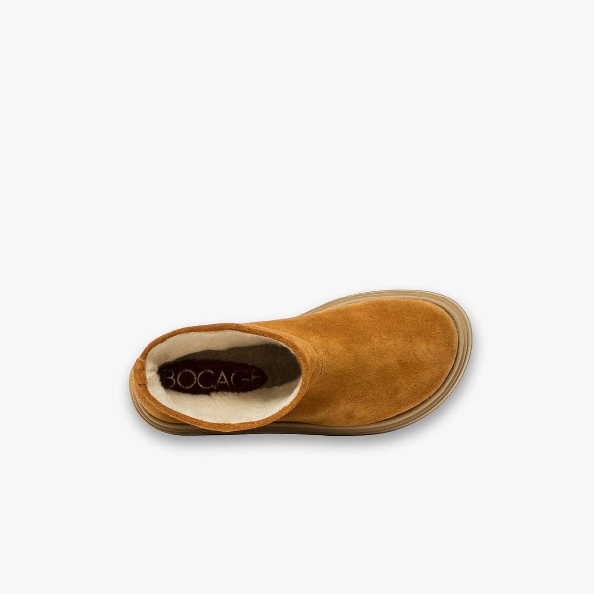 Boots À Talon en cuir SHIRLEY cognac camel, BOCAGE