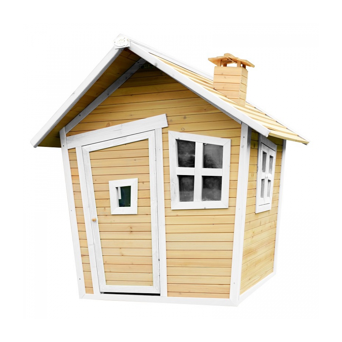 AXI Cabane enfant ALICE Brun Blanc couleur unique, AXI HOUSE