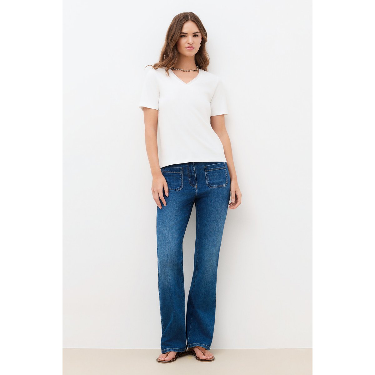 T-shirt Temilie ecru, CAROLL